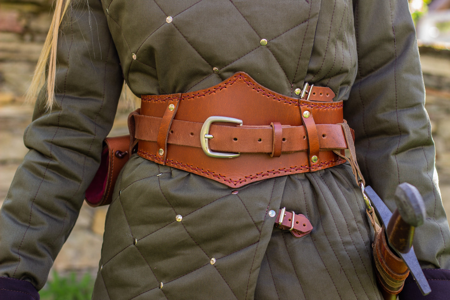 Leather Corset Belt
