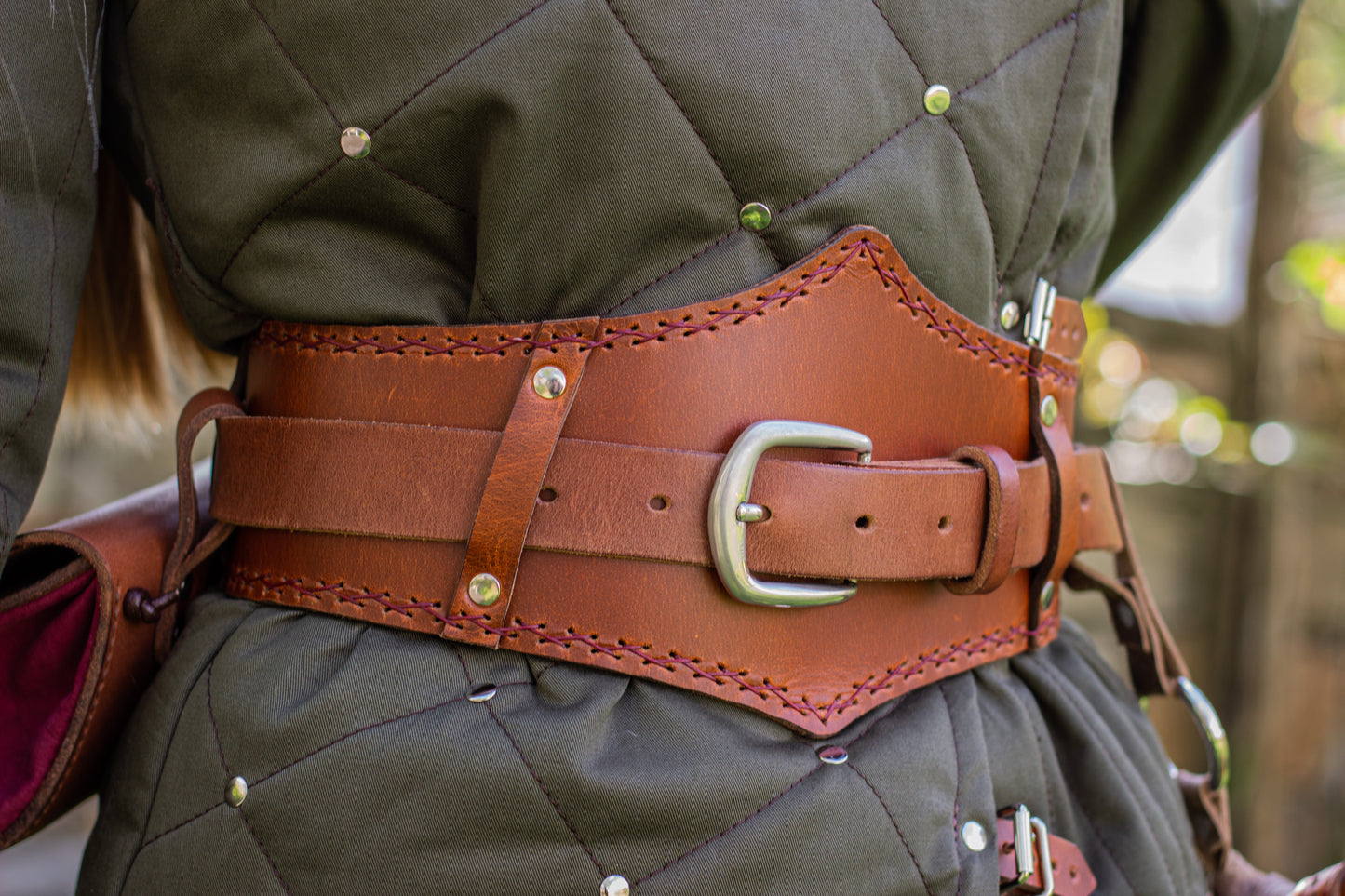 Leather Corset Belt
