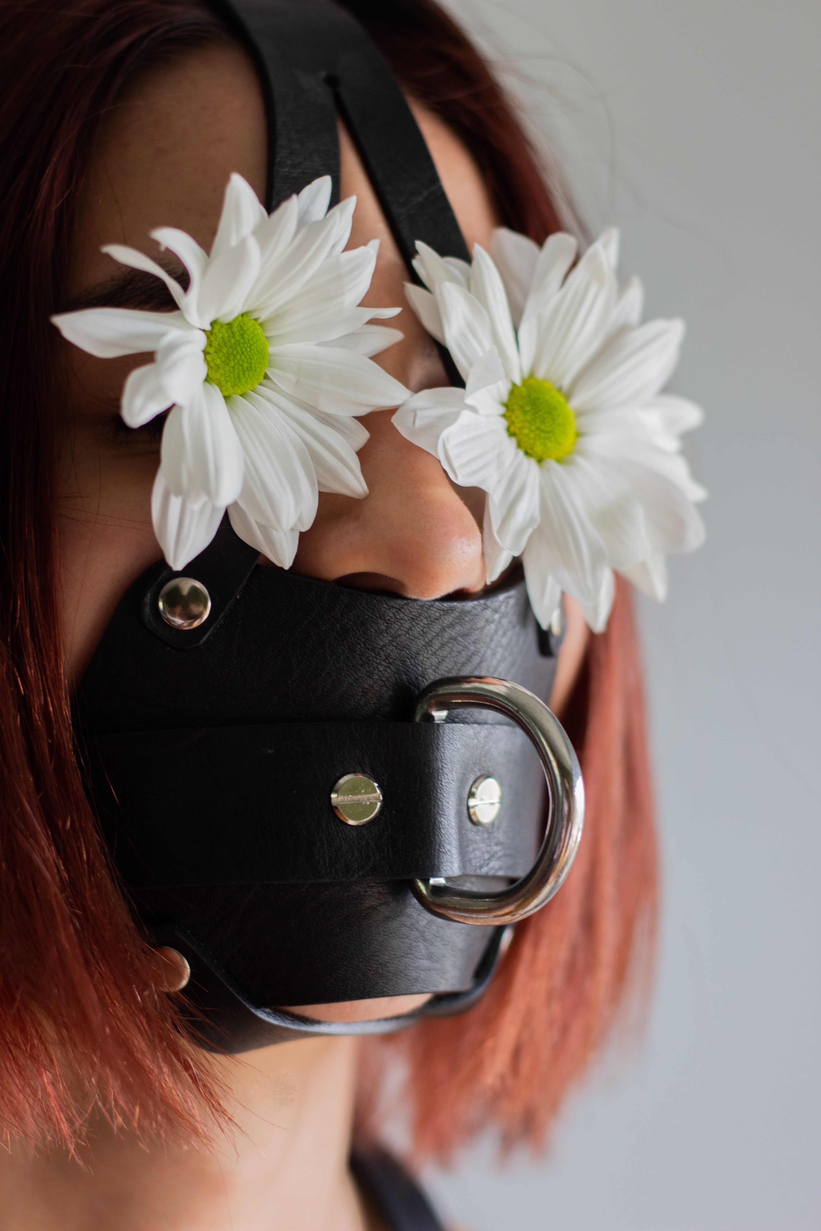 Mouth Restraint Mask Fantasy Leather BG Mouth Restraint Mask Fantasy Leather BG