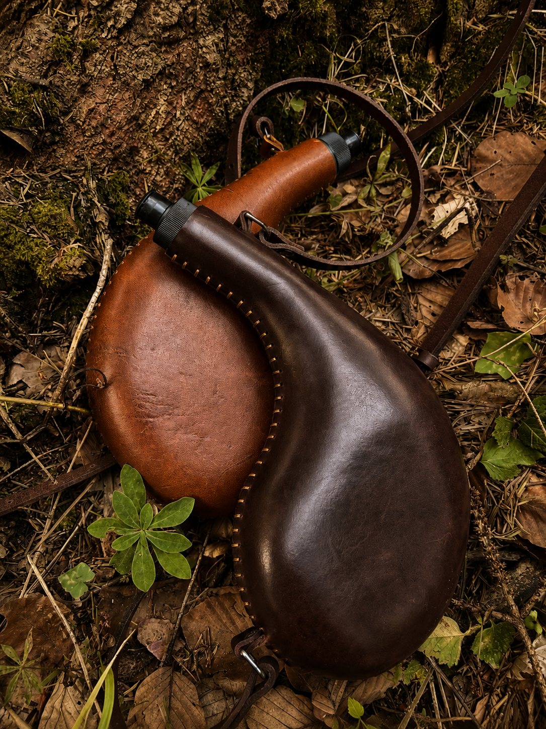 Leather LARP Canteen – 750 ml
