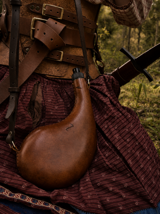 Leather LARP Canteen – 750 ml