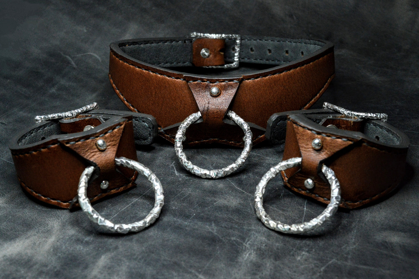 the "Hamemered Elegance" Restraint Set