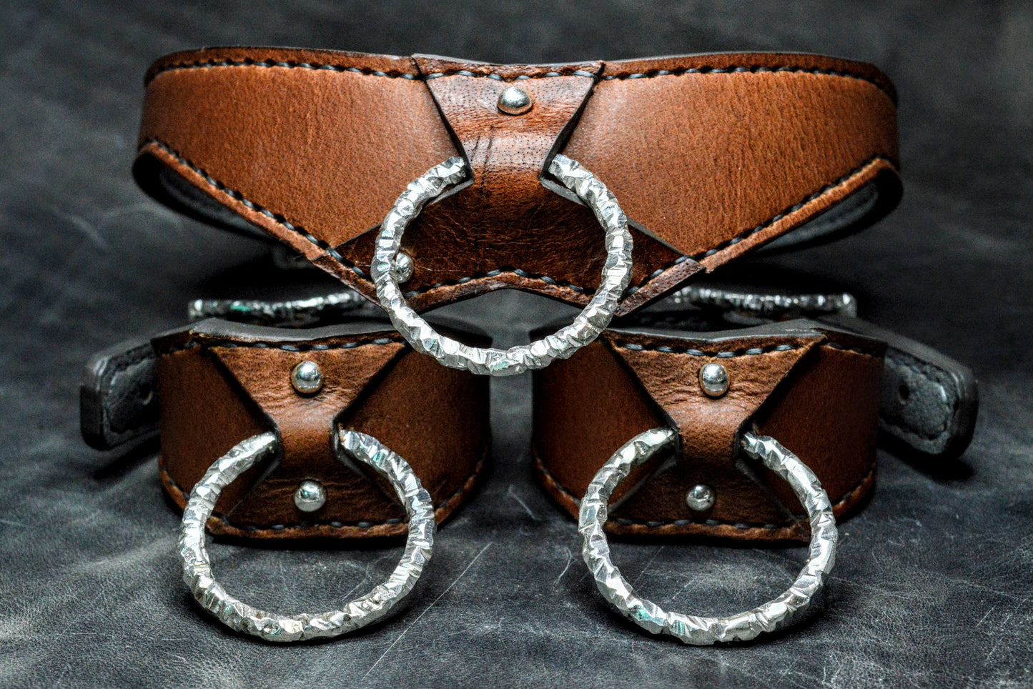 the "Hamemered Elegance" Restraint Set