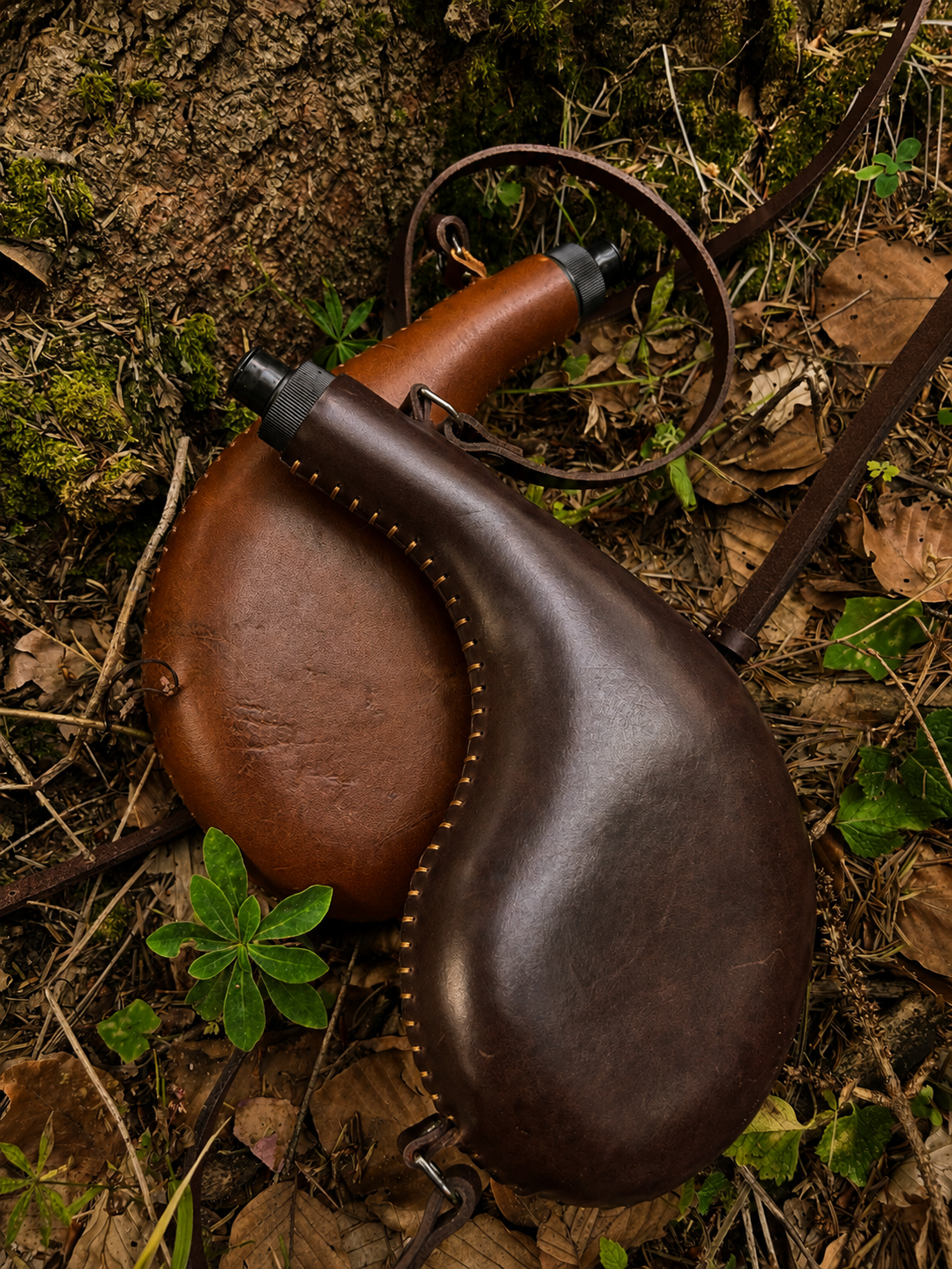 Leather LARP Canteen – 750 ml