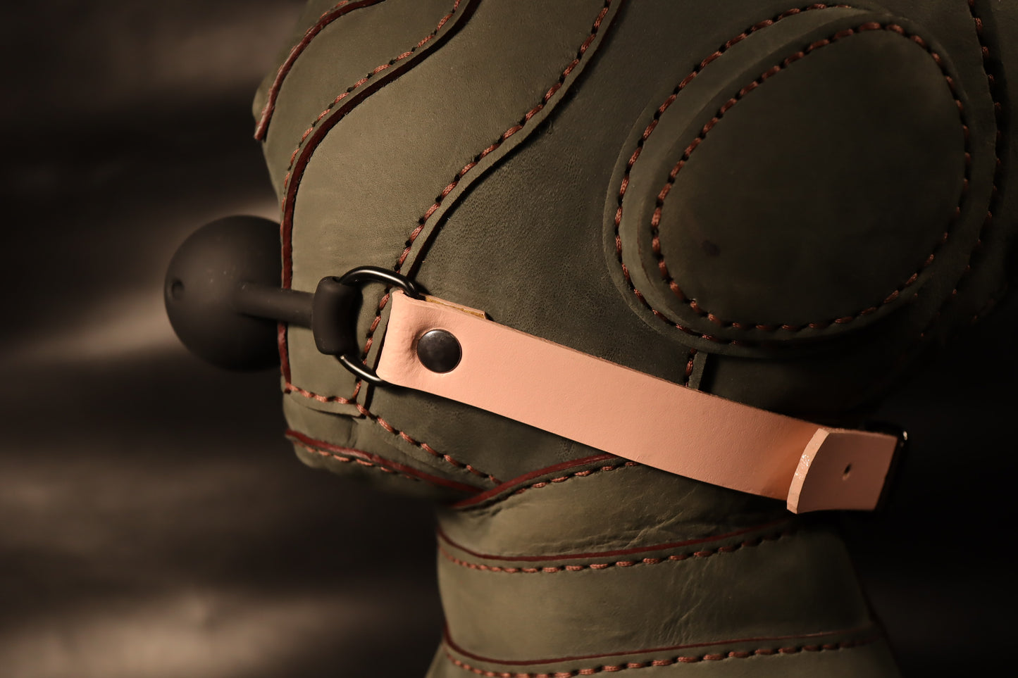 Ball Gag with Perforated Silicone Ball