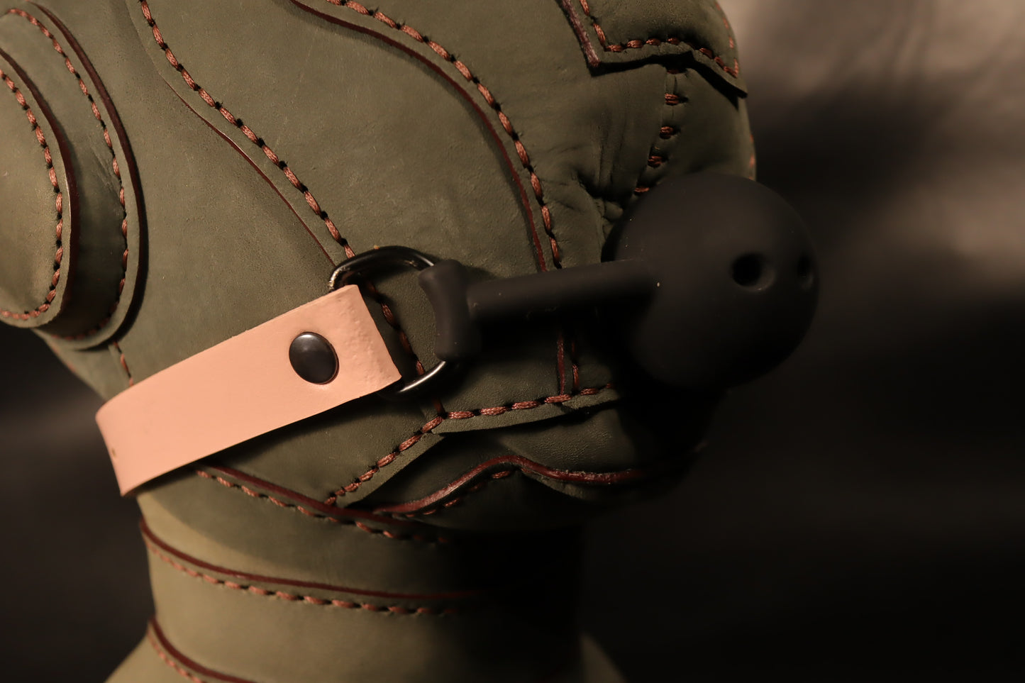 Ball Gag with Perforated Silicone Ball