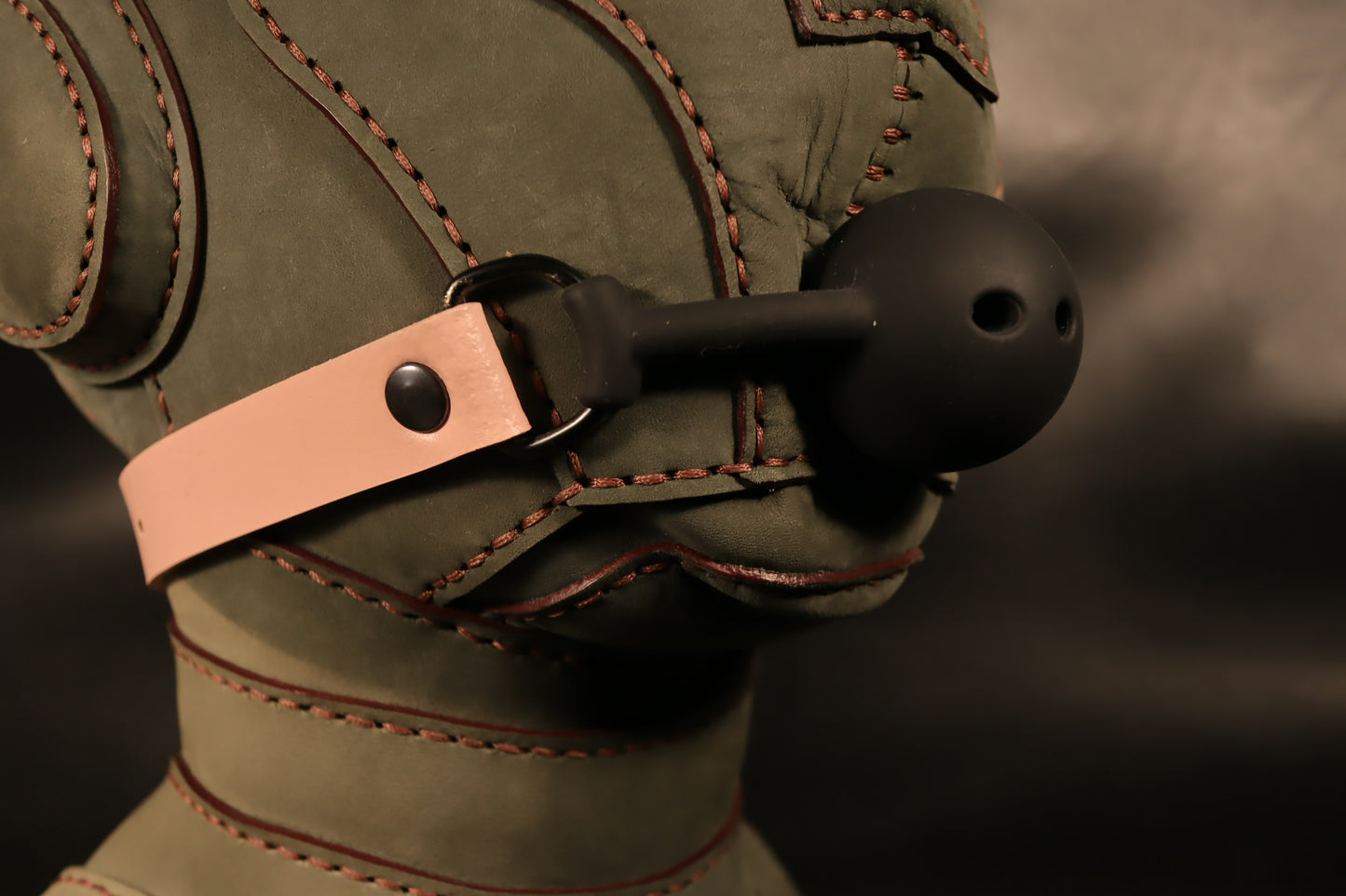 Ball Gag with Perforated Silicone Ball