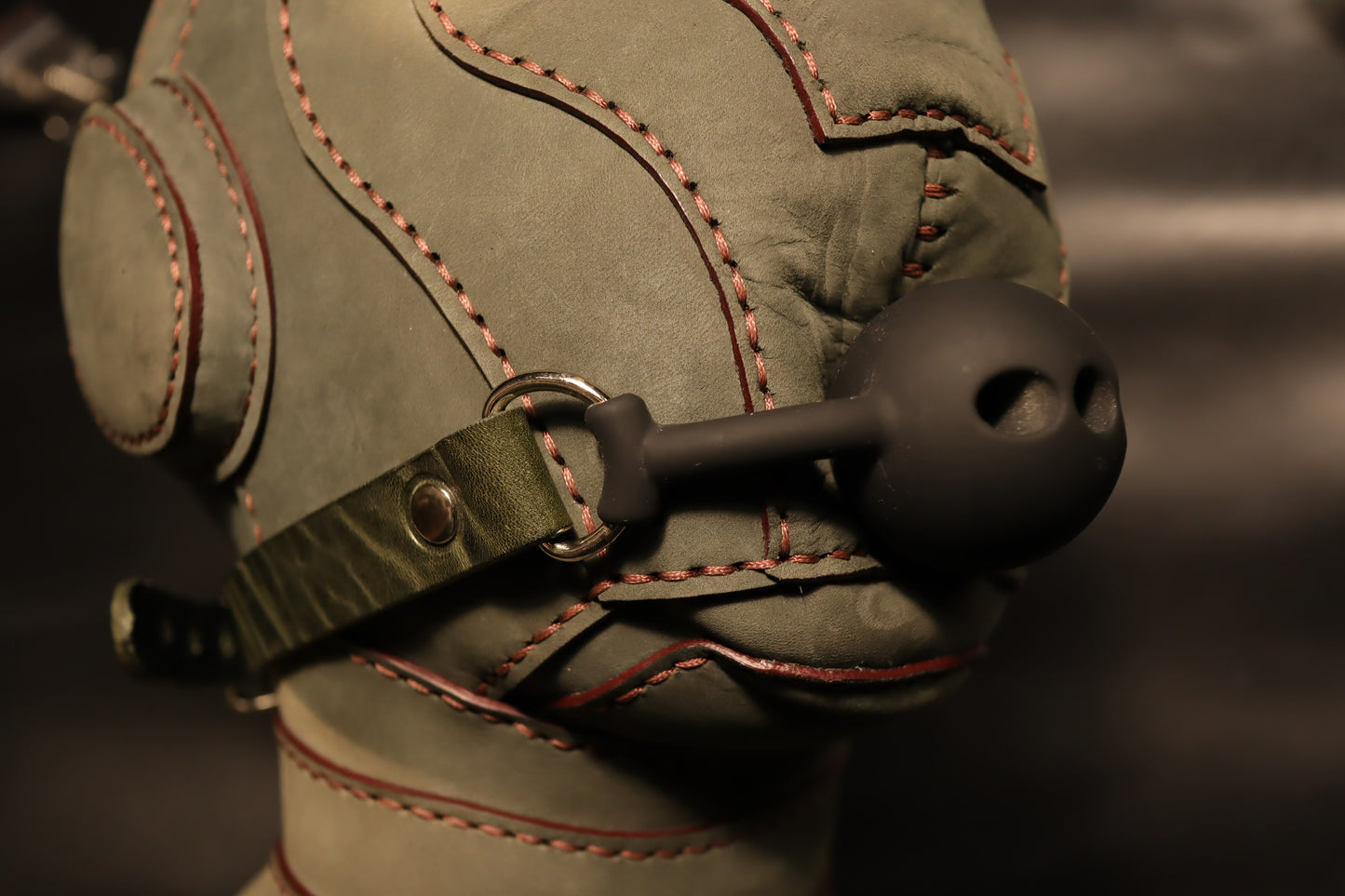 Ball Gag with Perforated Silicone Ball